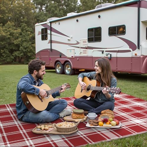GENIMO Outdoor Rug, Waterproof Plastic Rugs - Image 4