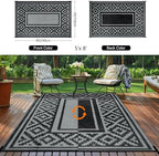Outdoor Patio Plastic Straw Rug - Image 4