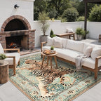 GENIMO Indoor Outdoor Rug, Washable - Image 6
