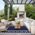 GENIMO Outdoor Rug, Waterproof Plastic Rugs 10'x14' - Image 5