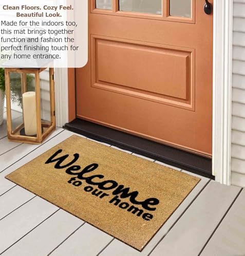 Gardenised Heavy Duty Coco Coir Doormat - Image 2