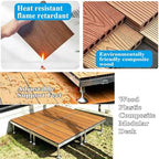 84x84cm Low Profile Patio Platform Deck - Image 4