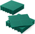 Jocoevol 12-Pcs Interlocking Tile, Indoor/Outdoor Drainage Interlocking Floor by JOCOEVOL