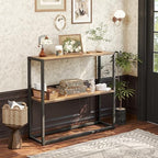 TIQLAB Small Entryway Table, 29.5" Narrow Console Table - Image 5