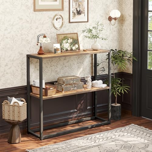 TIQLAB Small Entryway Table, 29.5" Narrow Console Table - Image 5