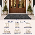 Yimobra Extra Large Door Mat, Outdoor Doormat - Image 2