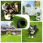 Fas Home Artificial Grass Turf 11x63 ft, Fake Grass Rug by WelcometoFasward