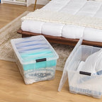 IRIS USA 4-Pack 94 Quart Storage Bins - Image 4