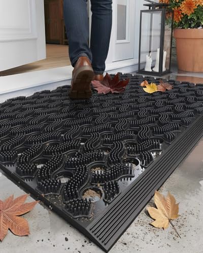 Color&Geometry Super Heavyweight TPE Welcome Mat Outdoor by COLORG