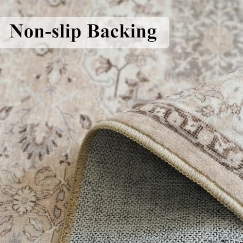 Washable 8ft Round Area Rug - Image 5