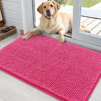 OLANLY Dog Door Mat for Muddy Paws 36x24, Super Absorbent Chenille Mud Mat by OLANLY