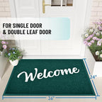 T.HENV Welcome Mat Outdoor Indoor, Waterproof, Non Slip, Easy Clean - Image 2