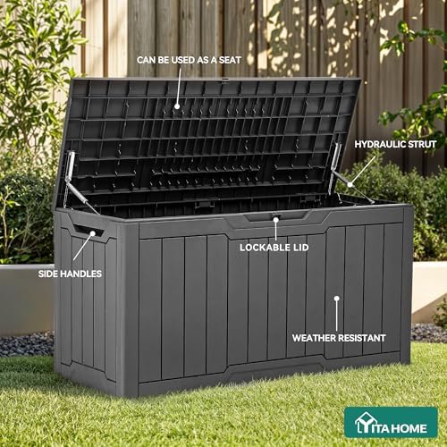 YITAHOME 80 Gallon Outdoor Storage Box - Image 3