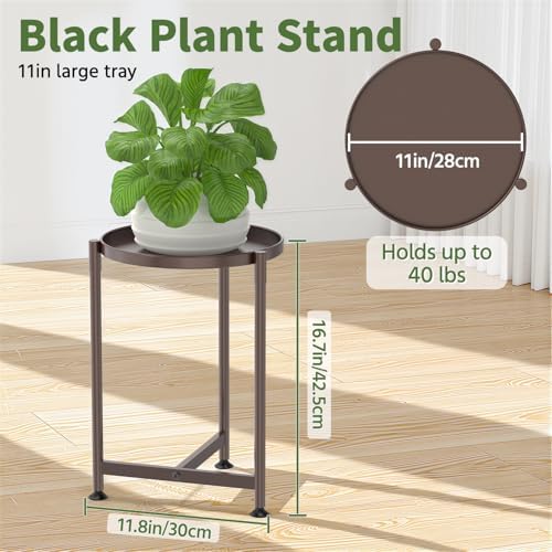 LASZOLA Metal Small Plant Stand Indoor Tall - Image 2