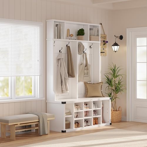 Takywep Extra Large 51" Entryway Hall Tree - Image 3