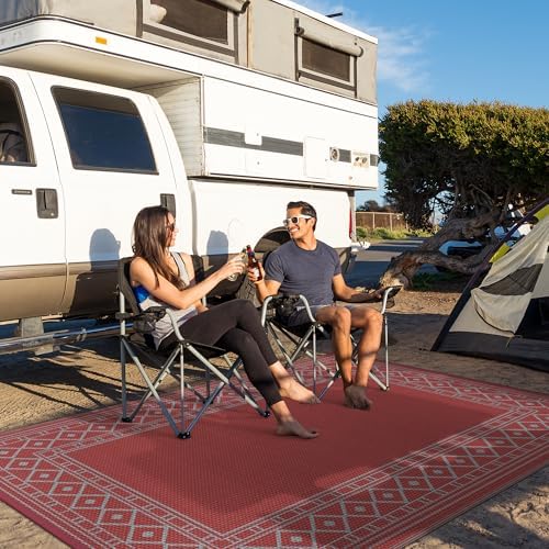 GENIMO Outdoor Rug, Waterproof Plastic Rugs - Image 3