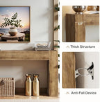 Tribesigns 63-Inch Solid Wood Console Sofa Table, Farmhouse Long Entryway Table - Image 7