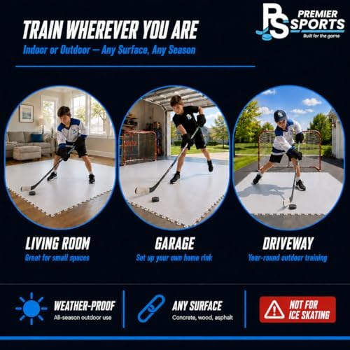 PS Hockey Flooring Tiles for Training 12 x 12“, Training Equipment - Image 5