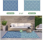 GENIMO Outdoor Rug, Waterproof Plastic Rugs - Image 4