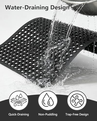 【10mm Extra Thick】36"x60" Heavy Duty Non-Slip Outdoor Rubber Door Mat - Image 3