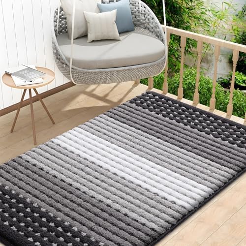 Kitinjoy Indoor Outdoor Door Mat, 48x32 Non-Slip Dirt Trapper Doormats by Kitinjoy