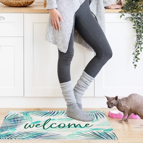 Jvpke Tropical Monstera Leaf Welcome Mat - Image 5
