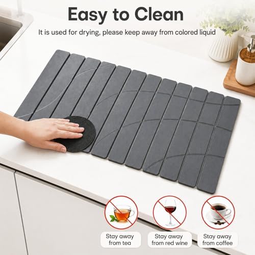 Extra Large Stone Dish Drying Mat - Image 5