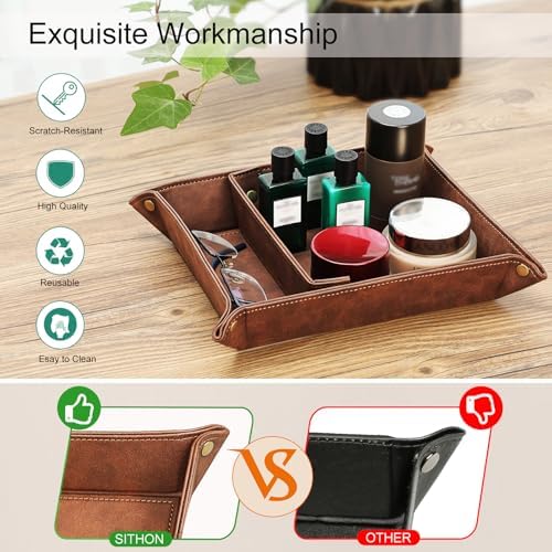SITHON Valet Tray Desktop Storage Organizer - Image 4