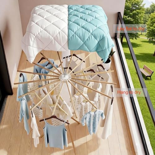 Tripod Clothes Drying Rack Foldable Laundry Drying Rack - Image 5