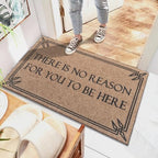 Indoor Outdoor Mat Front Door Welcome Mats Durable Funny There is No Reason - Image 5