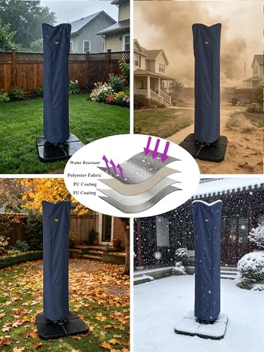 Patio Umbrella Cover for 9'-13' Offset/Cantilever Umbrellas - Image 6
