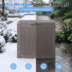 Outdoor Storage Box Waterproof, 35 Gallon Deck Box - Image 4
