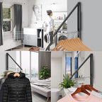 Foldable Clothes Drying Rack, Wall Mounted - Image 4