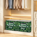 St. Patrick's Day Lucky Clover Fabric Shoe Organizer - Image 6