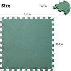 24 Pack 96 sqft Home Gym Mat, Puzzle Exercise Mat, EVA Interlocking Foam Floor - Image 2