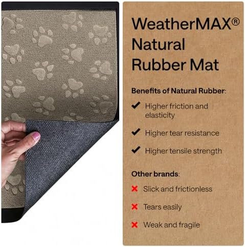 GORILLA GRIP WeatherMAX Door Mat, Indoor Outdoor Use - Image 6