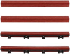 1 in. x 1 ft. Quick Deck Composite Deck Tile Straight Trim - Image 2