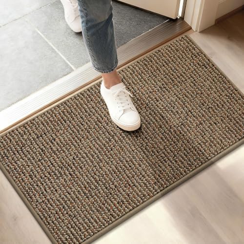 BEQHAUSE Dirt Trapper Door Mat 17" x 30", Non-Slip Doormats by BEQHAUSE