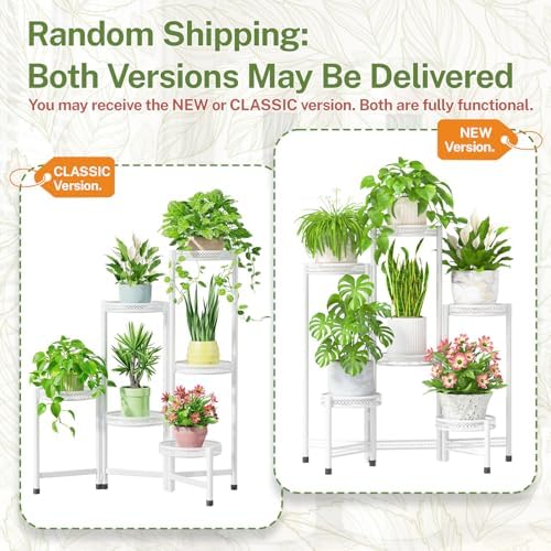 iDavosic.ly Plant Stand Indoor Outdoor, 6 Tier Iron Corner Shelf - Image 2