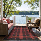 GENIMO Outdoor Rug, Waterproof Plastic Rugs - Image 3