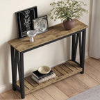ChooChoo Farmhouse Console Table, Narrow Sofa Table - Image 5