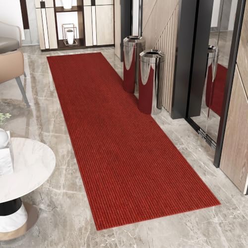 Ottomanson 2x10 Hallway Runner Rug – Non-Slip Indoor Outdoor Door Mat by Ottomanson