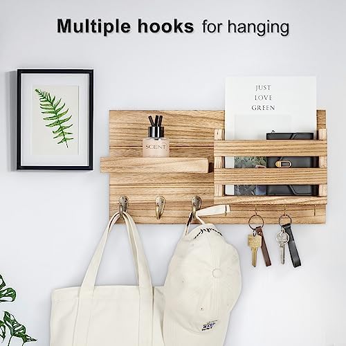 Lwenki Mail Organizer for Wall Mount – Key Holder - Image 4