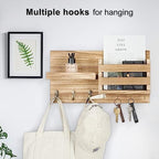 Lwenki Mail Organizer for Wall Mount – Key Holder - Image 4