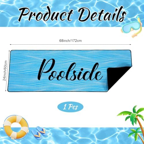Tinideya Pool Deck Mats Non Slip Rubber - Image 3