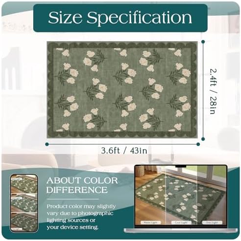 Floral Outdoor Rug - Image 2