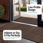 LuxUrux Ultimate Durability Heavy Duty Rubber Door Mat - Image 4