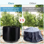 30-32 inch Fire Pit Cover Round - Image 5