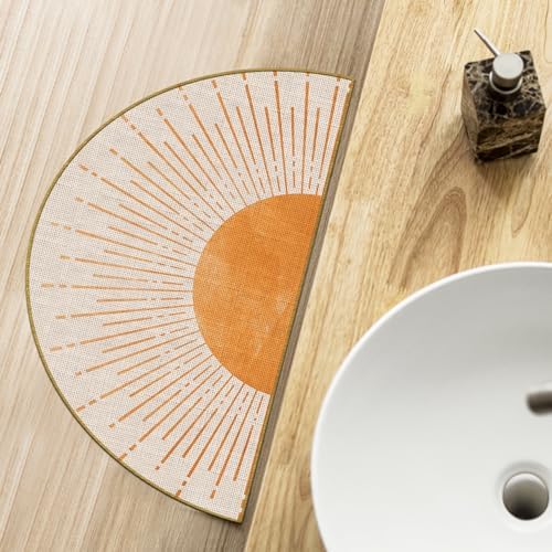 Mingnei Boho Sun Linen Doormat Door Mat - Image 5