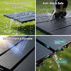Interlocking Deck Tiles 44 Pack, Plastic Outdoor Deck Tiles - Image 5